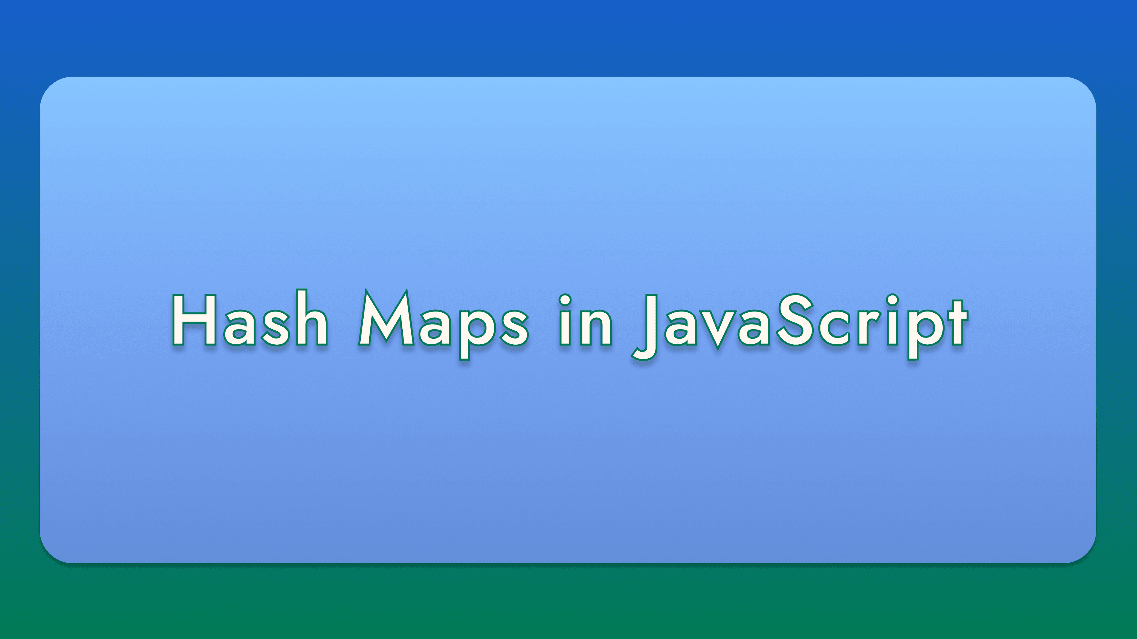 Javascript: Use a Hash Map to solve "First Non-Repeating Character" in O(n) time